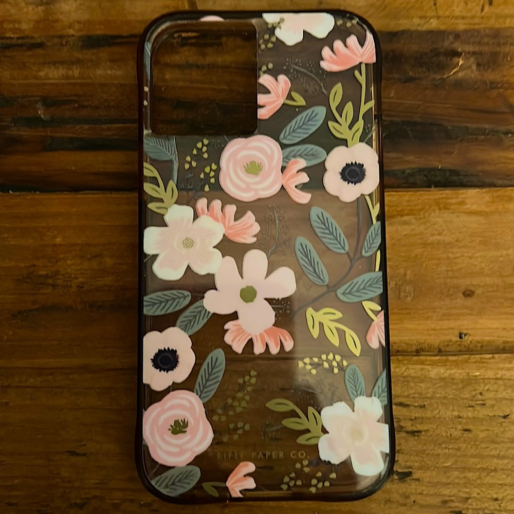 iPhone 12 Mini case - Rifle Paper Co. in Garden Party Rose